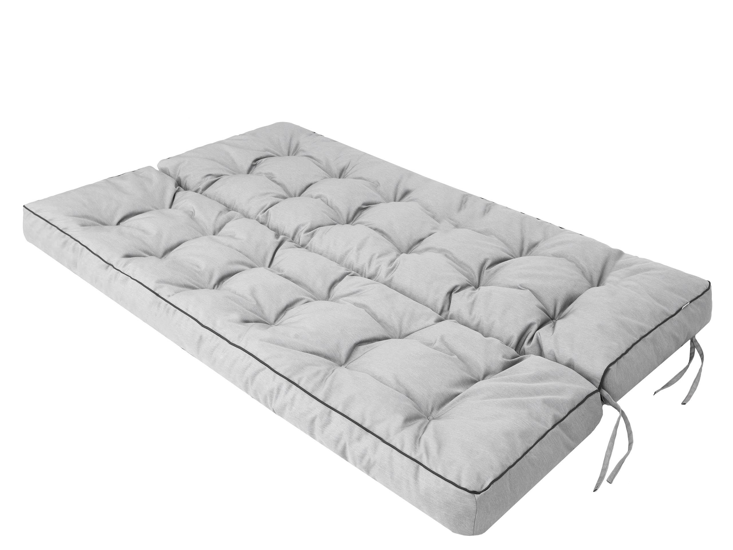 Bjird Bankauflage Pola 100 cm 120 cm 150 cm 180 cm, für Gartenbank und Hollywoodschaukel - inkl. 2 Stück Seitenkissen