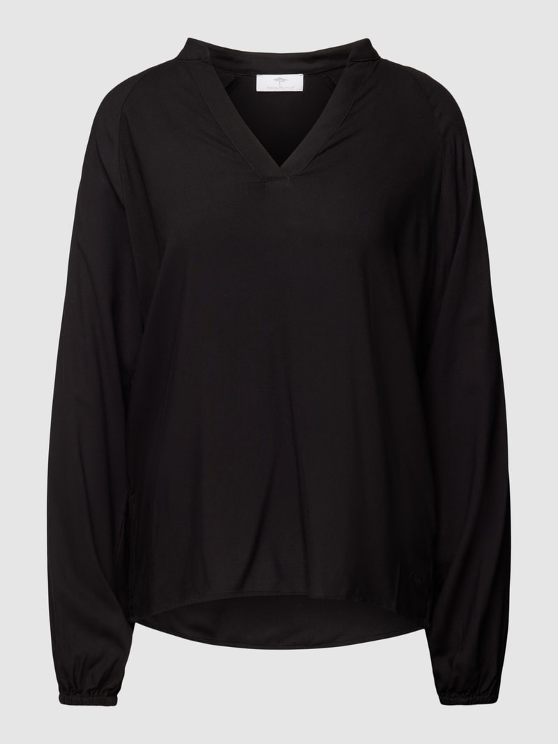 Bluse aus Viskose in schwarz