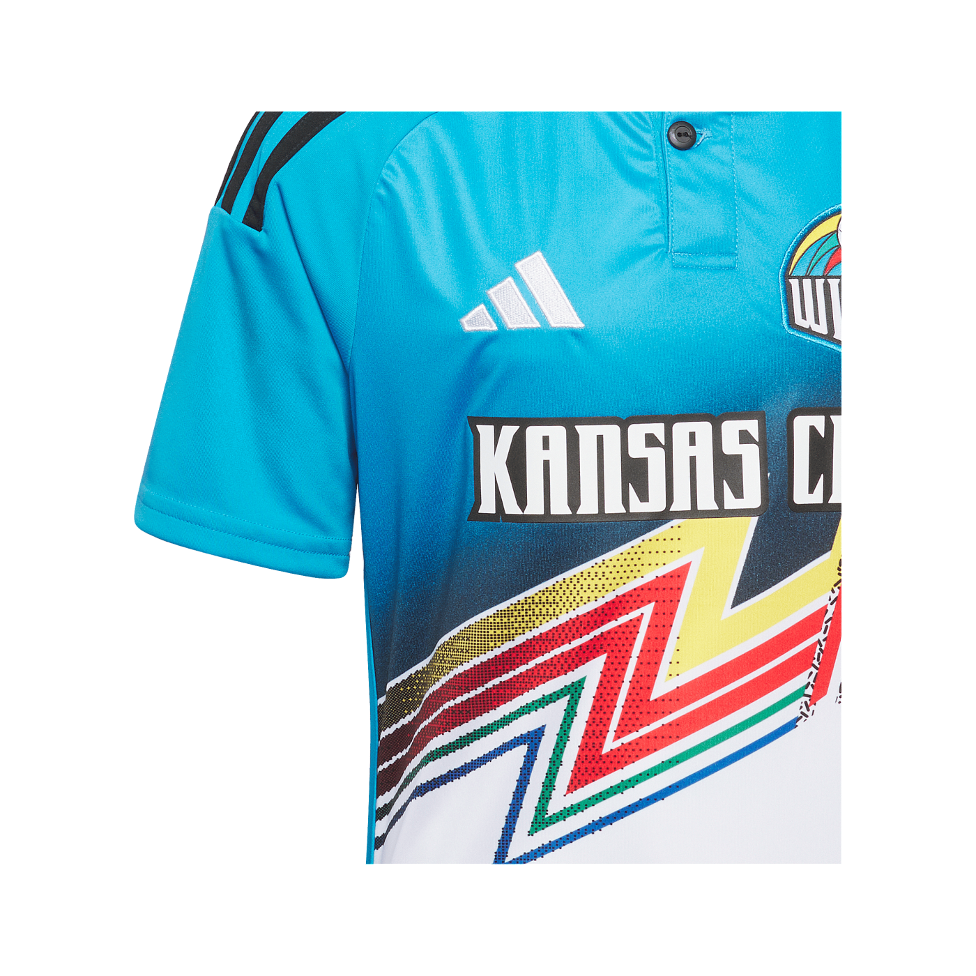 adidas Sporting Kansas City Trikot 3rd 2024 Kids Weiss