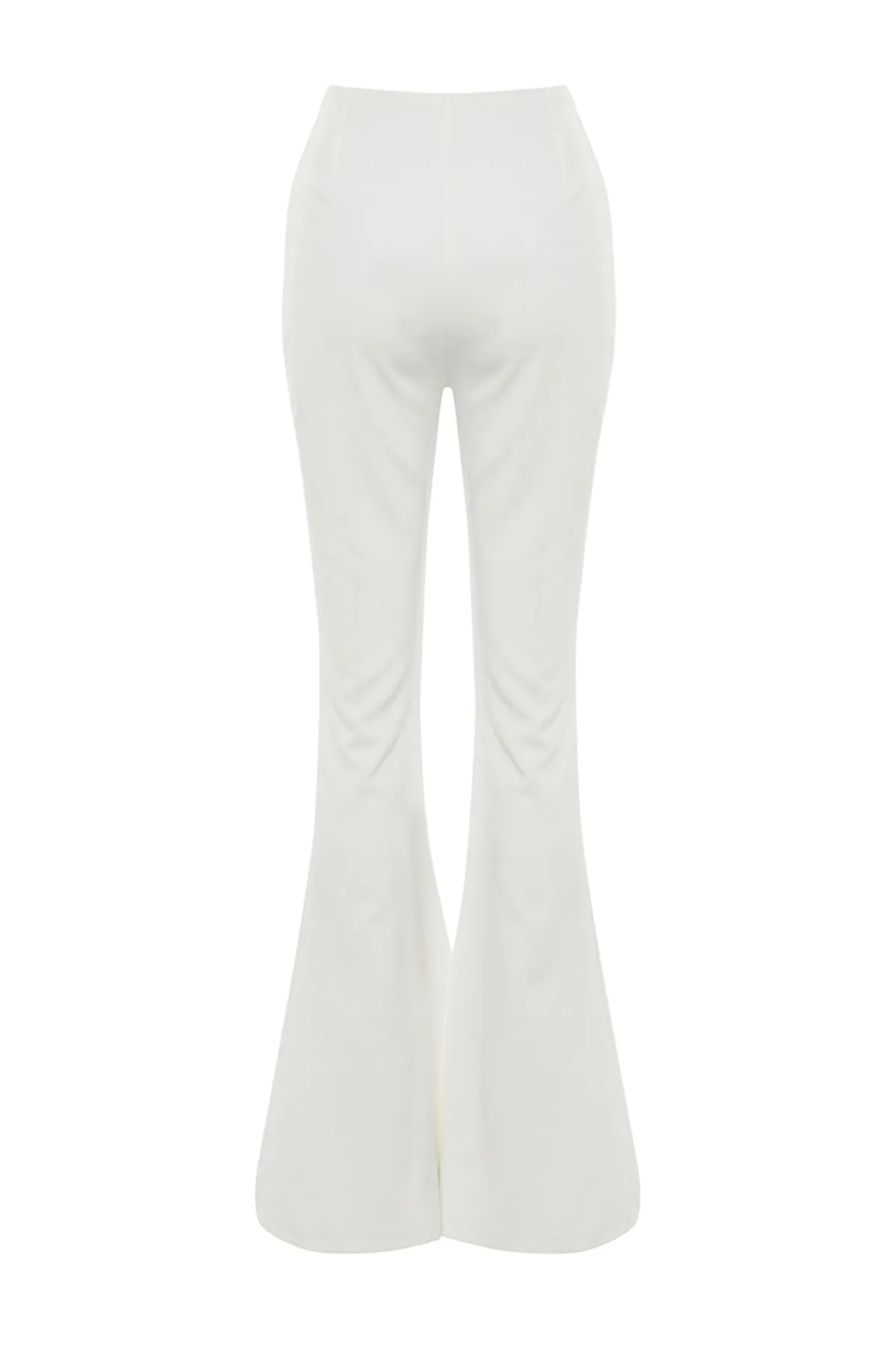 Trendyol Collection  Ecru gewebte Brauthose TPRSS23PL00022