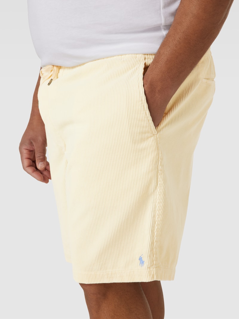 PLUS SIZE Shorts mit elastischem Bund in beige