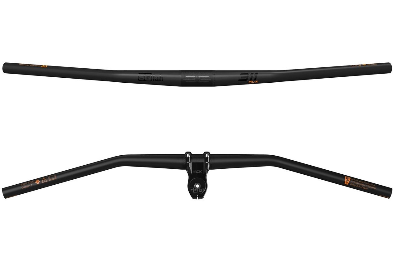 SQlab Lenker 311 FL-X Carbon, 740 mm/16u00b0/31,8 mm