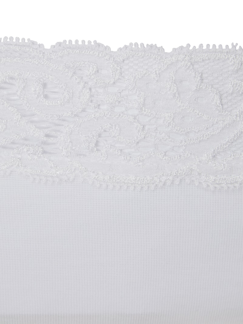 Slip aus Baumwolle mit Spitze Modell Moments in weiß