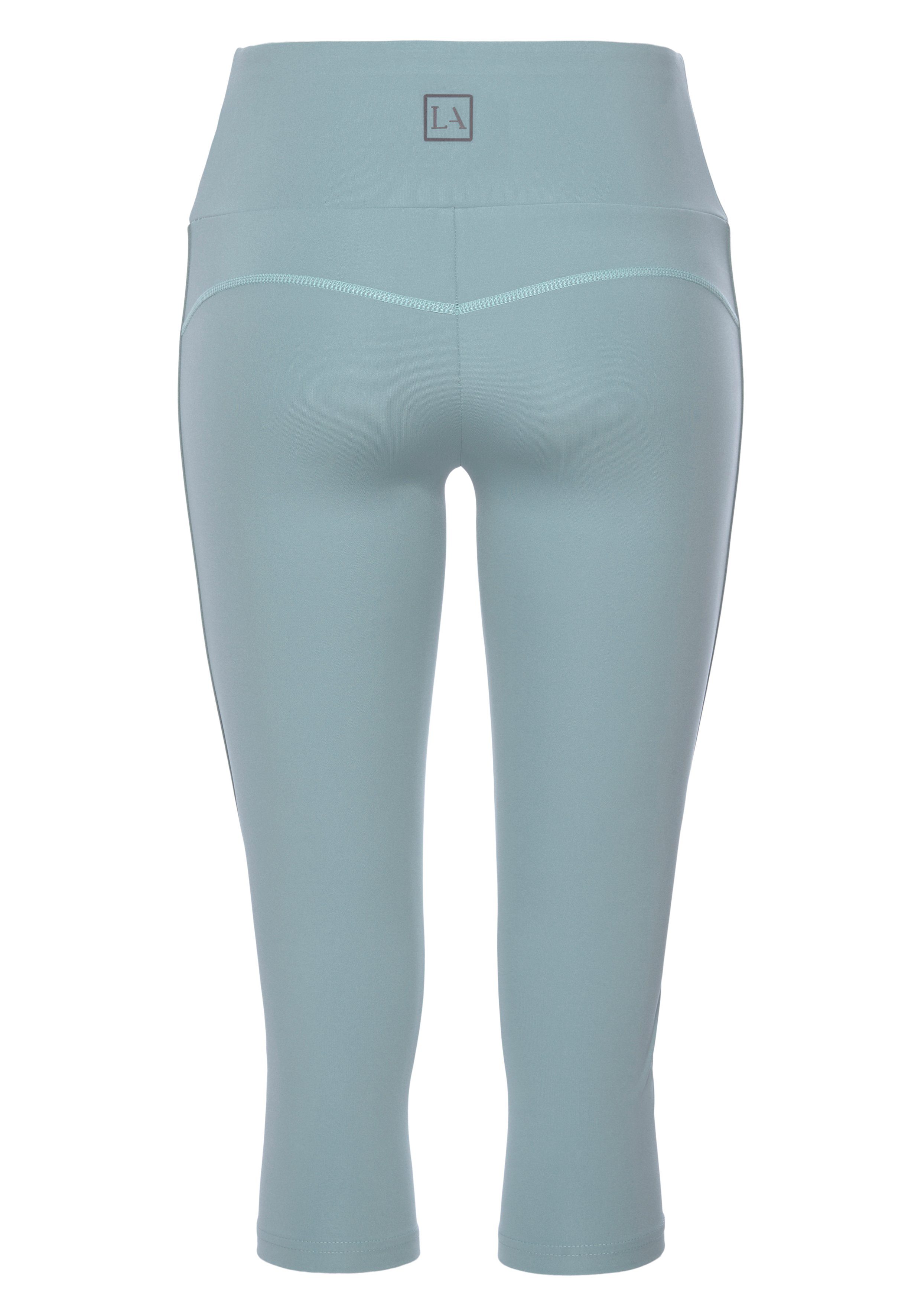 LASCANA ACTIVE Caprileggings mit seitlichem Logotape