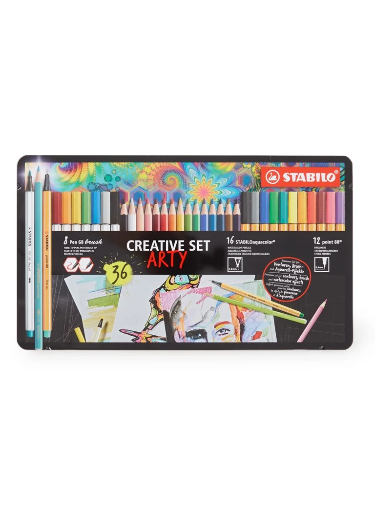 Stabilo Creative Set Arty drawing box 36-piece