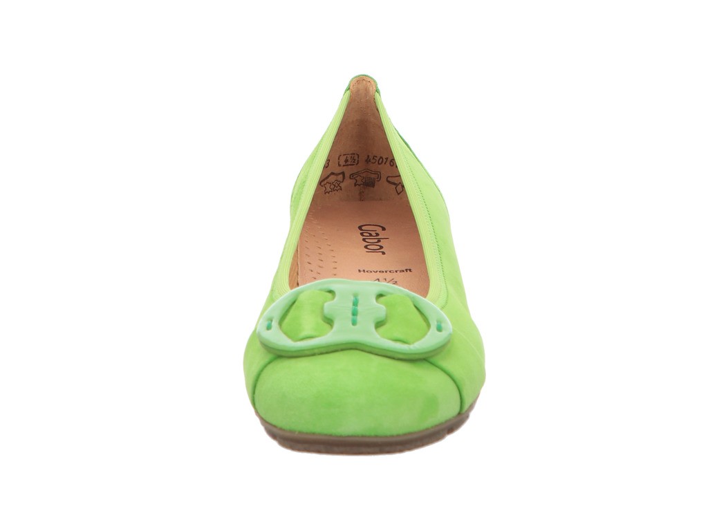 GABOR Ballerinas grün Gabor Fashion sportliche Ballerinas 44.1