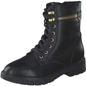 s.Oliver Schnürstiefelette in schwarz