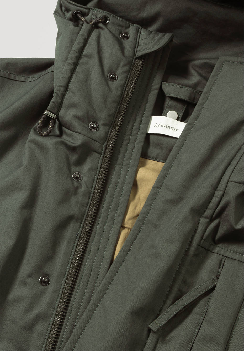 Nature Shell Parka mit Schurwoll-Hanf-Wattierung