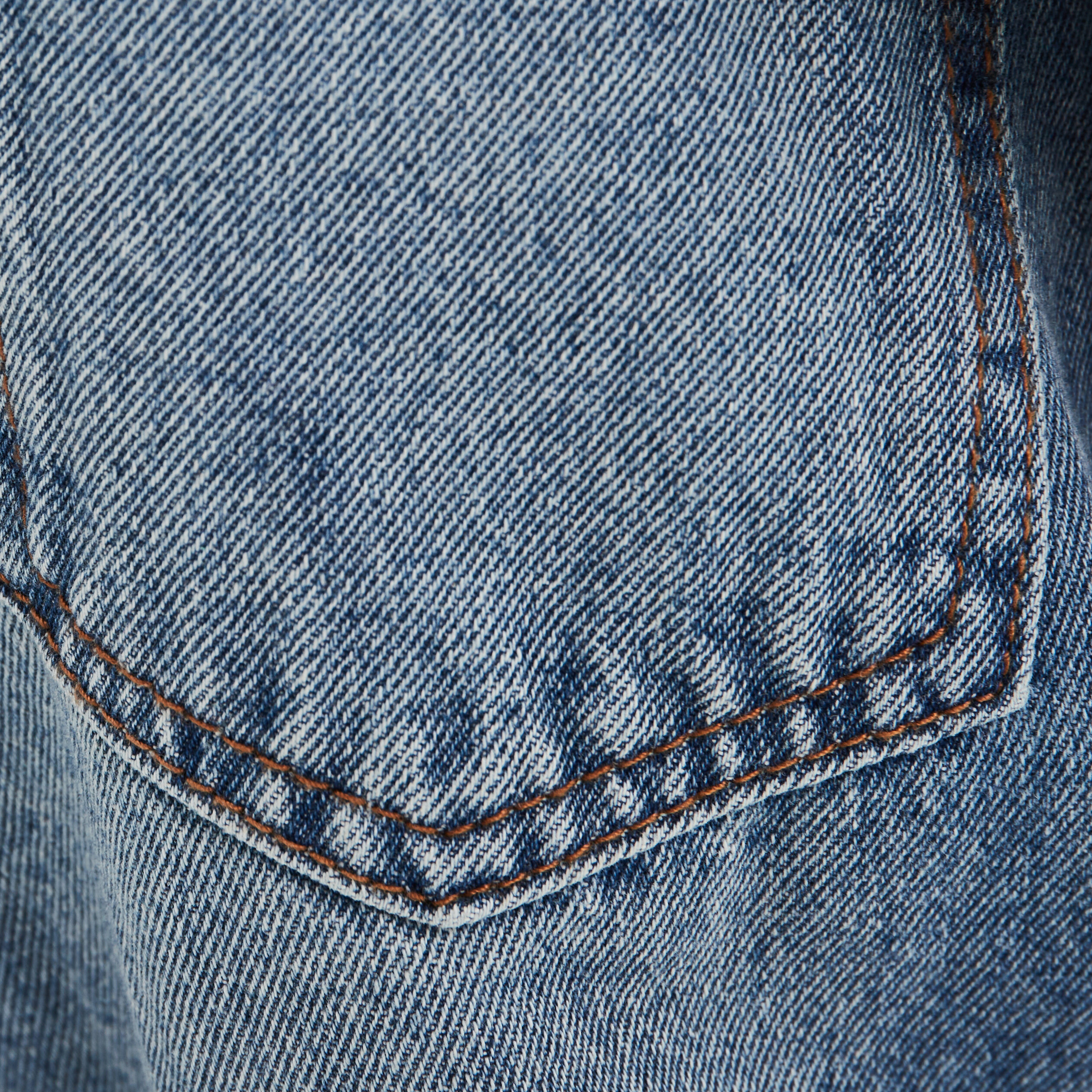Jeans regular patchs coton Creeks denim double stone garçon | La Halle