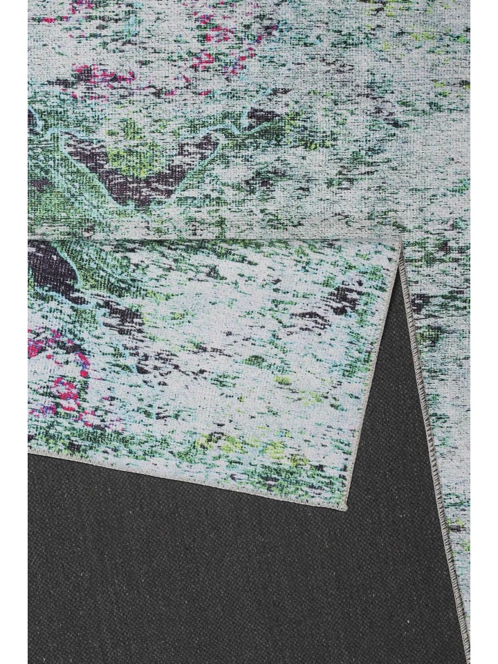 Wecon Home Kurzflorteppich Focus in grün,blau günstig kaufen
