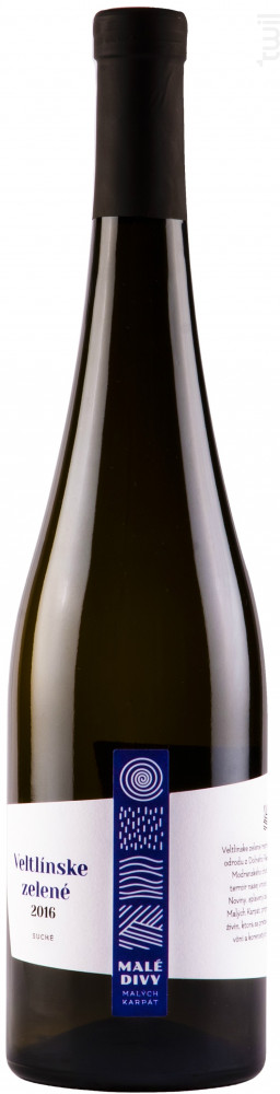 Malé Divy - Veltlínske Zelené Noviny Malé Divy Vin Blanc●Modra 2017 75cl