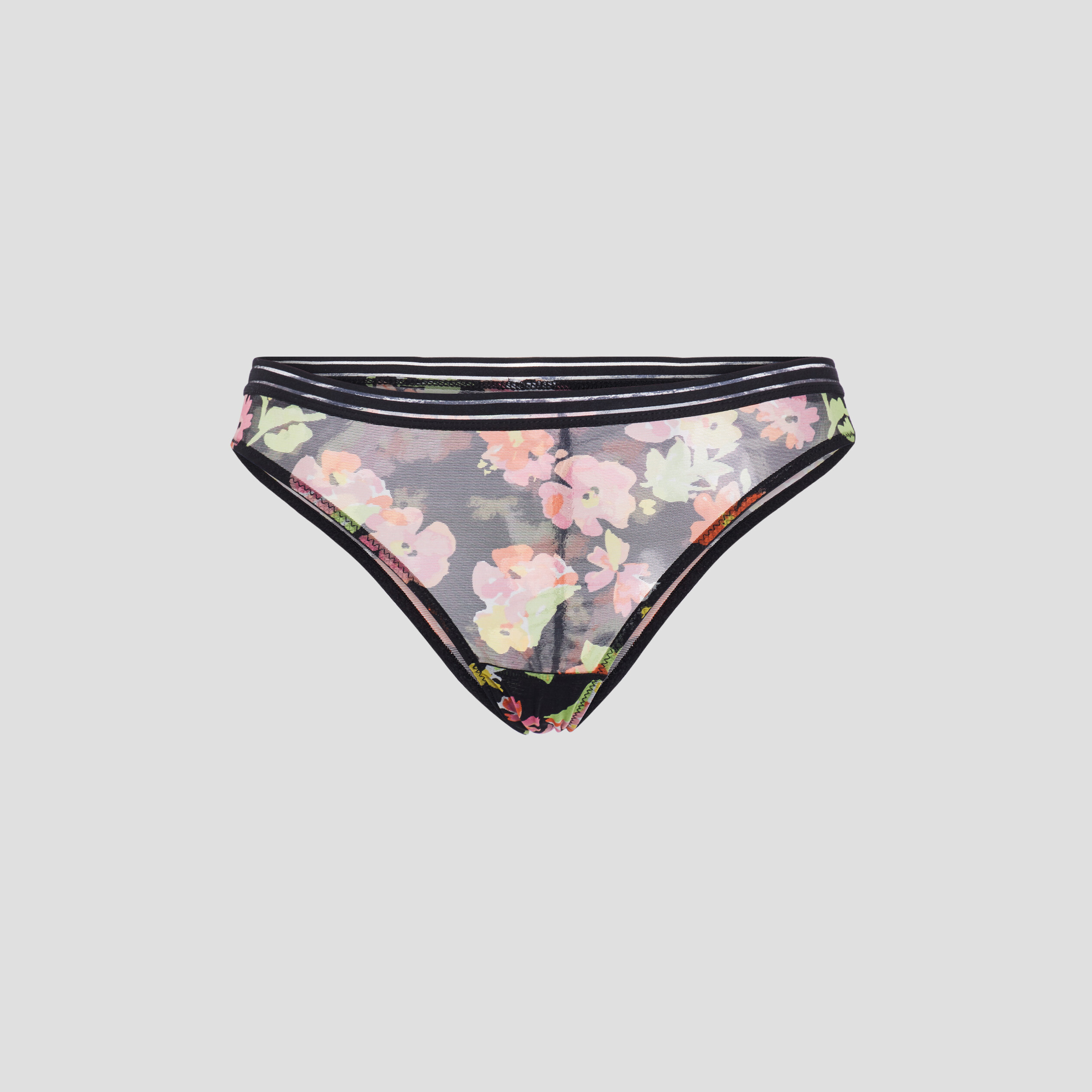 Culotte effet transparent noir femme | La Halle