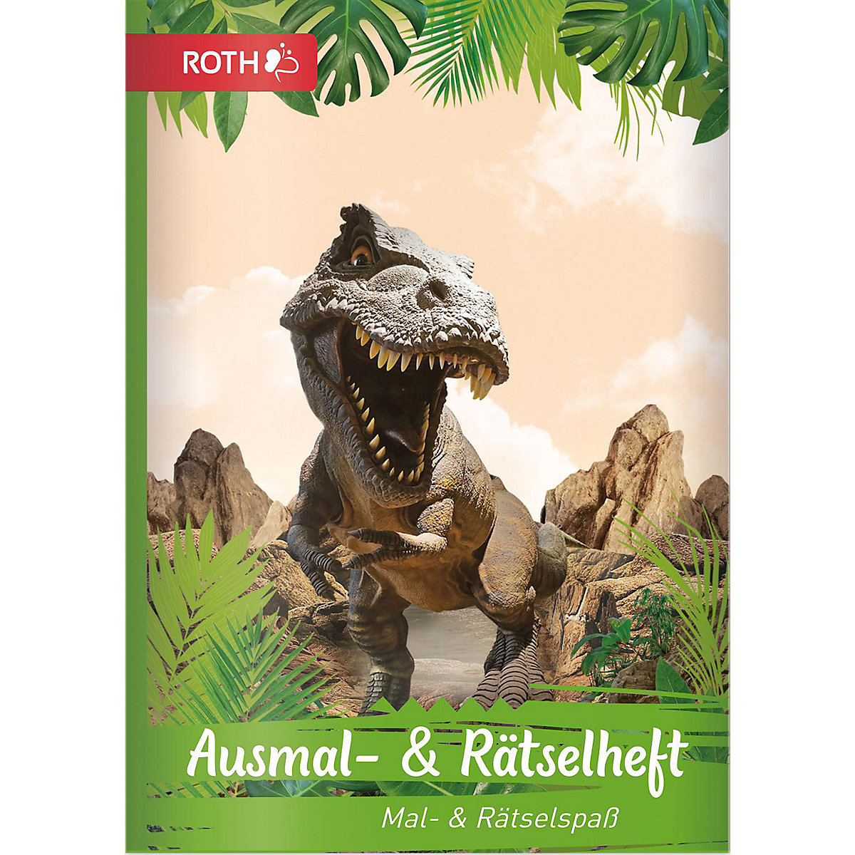 Mal- und Rätselspaß Tyrannosaurus, 2-tlg.