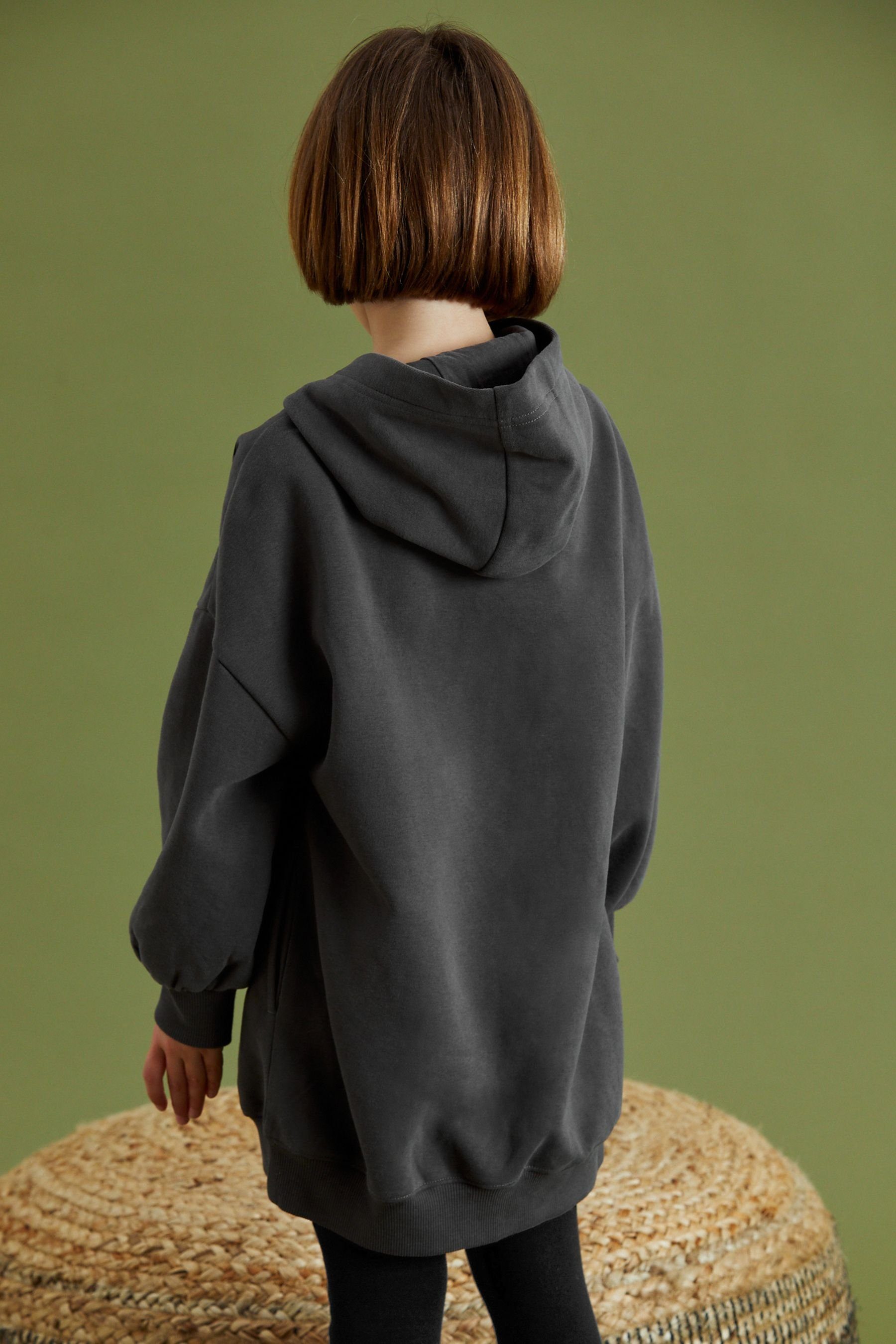Next Longsweatshirt Langes Kapuzensweatshirt (1-tlg)
