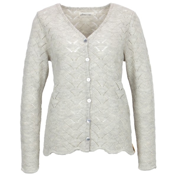 Albmerino - Women's Ajour Strickjacke - Wolljacke