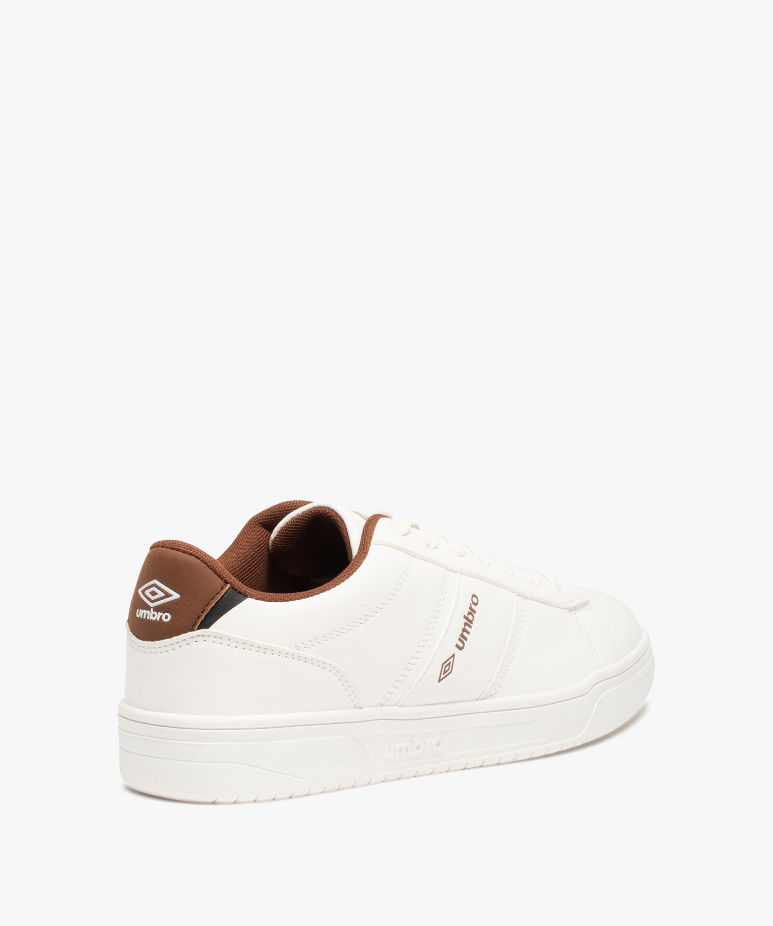 Tennis homme unies à lacets – Umbro Nabia blanc | GEMO