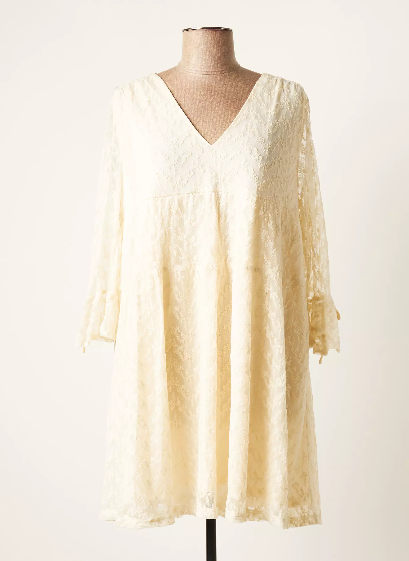 Grace Mila Robes Courtes Femme couleur beige