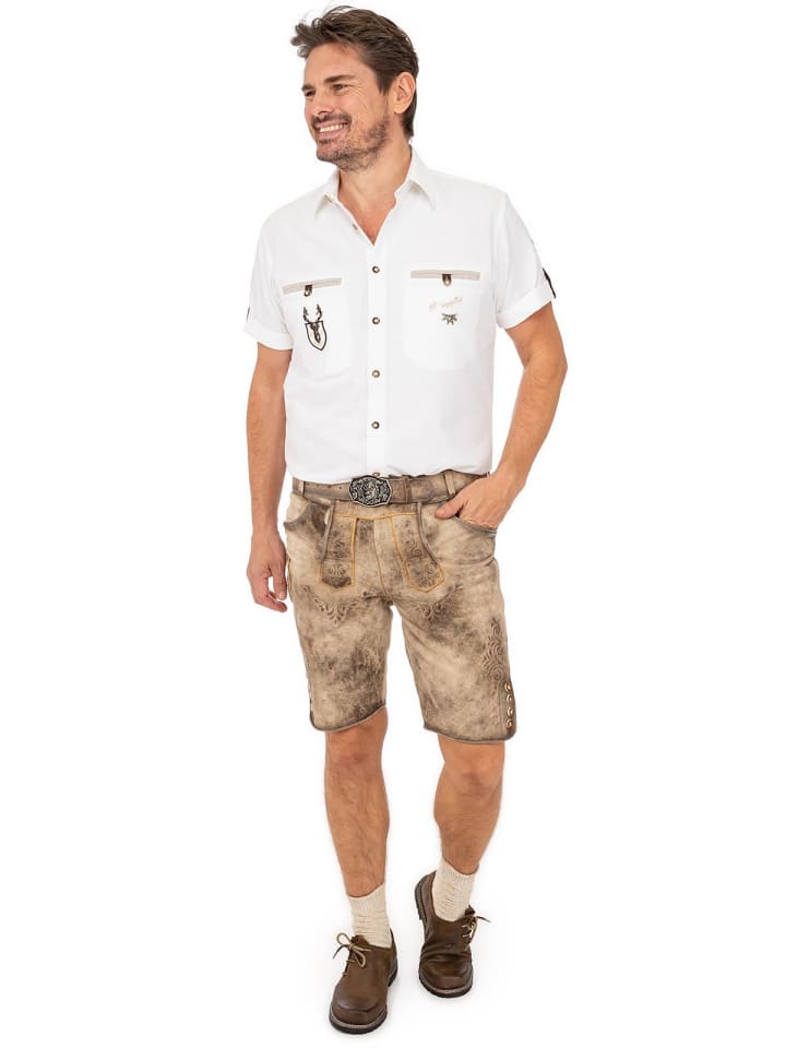 MADDOX Lederhose RONN in hellbraun günstig kaufen