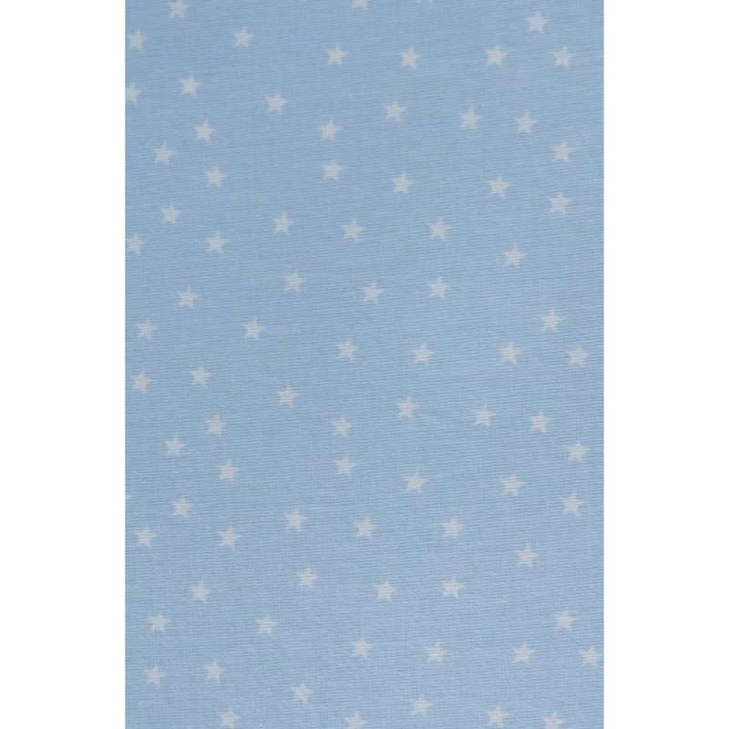 Drap housse Coton Bio motifs Etoiles - Berceau/landau