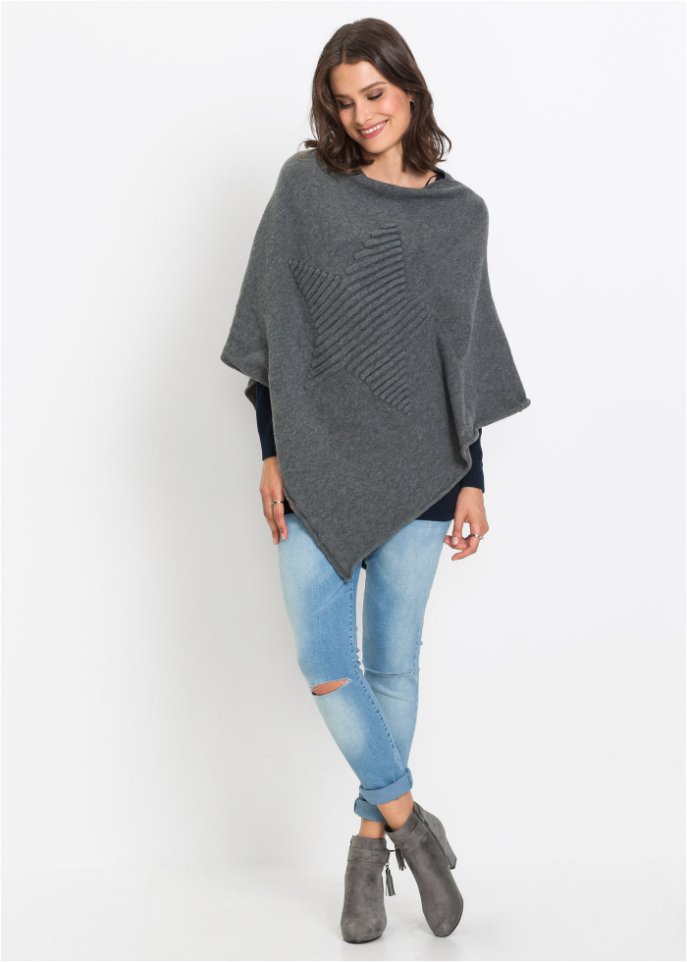 Poncho mit Stern