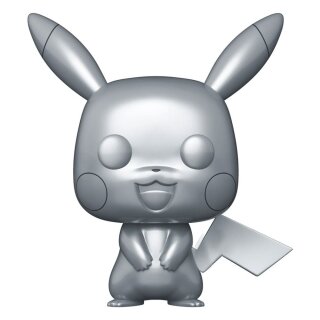 Pokemon POP! Games Vinyl Figur Pikachu Silver Edition 9 cm