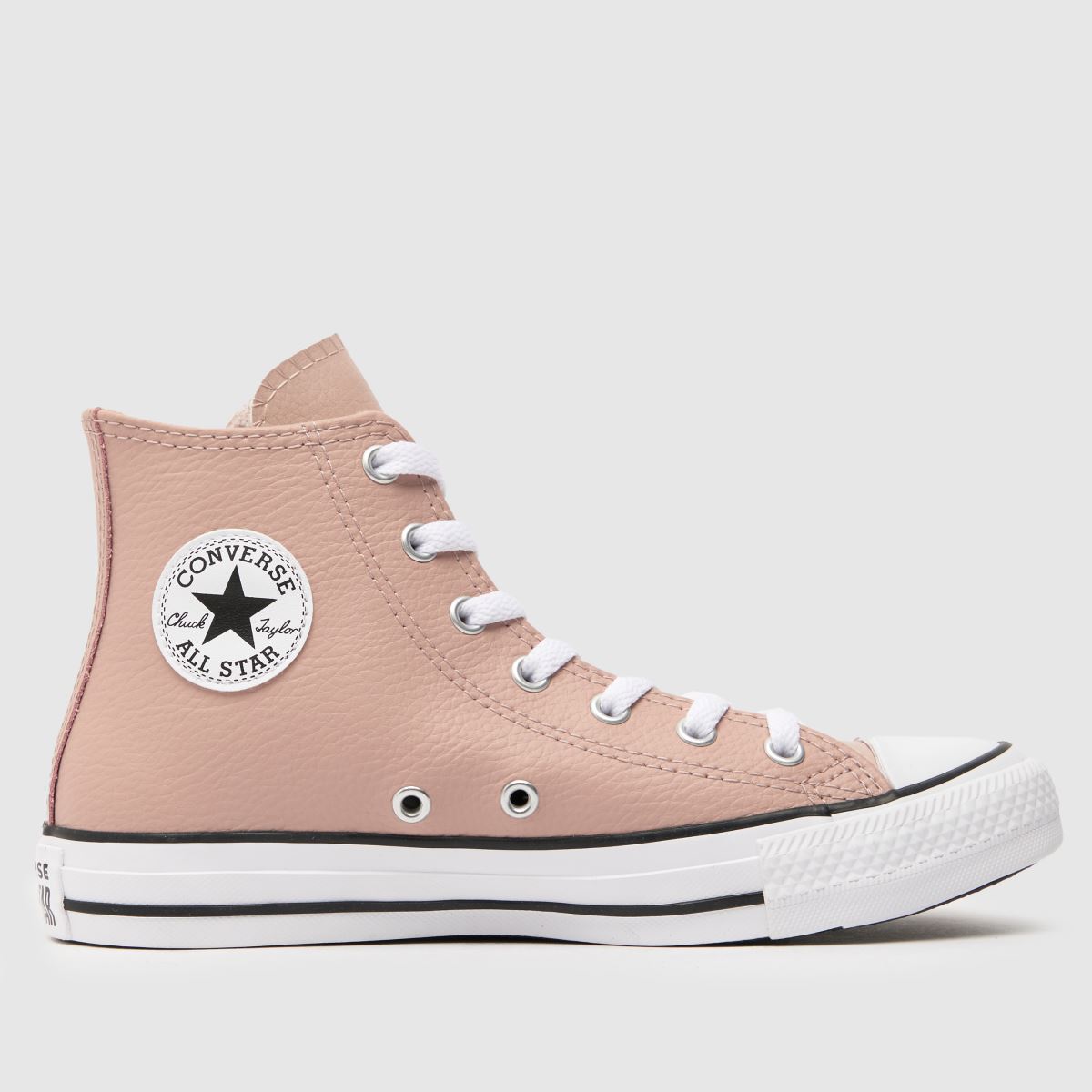 Converse ljusrosa All Star Hi Counter Climate flickor ungdomsskor