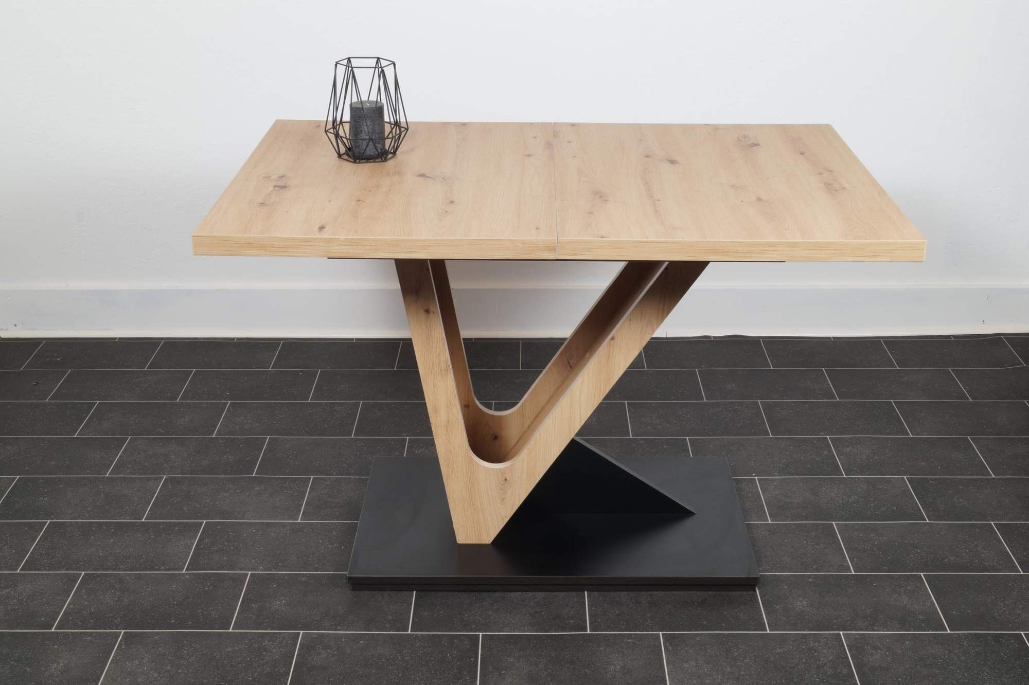 Trendmöbel24 Eckbankgruppe Eckbank Eckbankgruppe VERONA II 150x190 cm Eiche mit Tisch Manzano, (4-tlg)