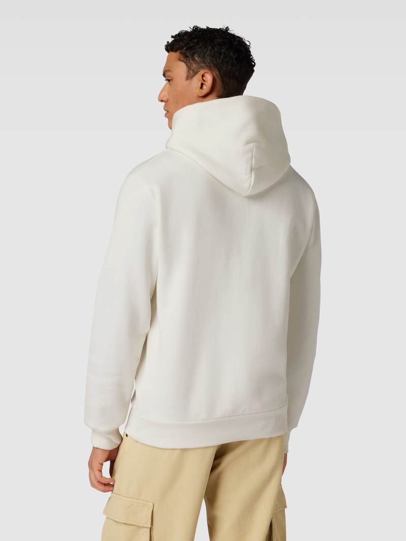 Oversized Hoodie mit Label-Detail in offwhite