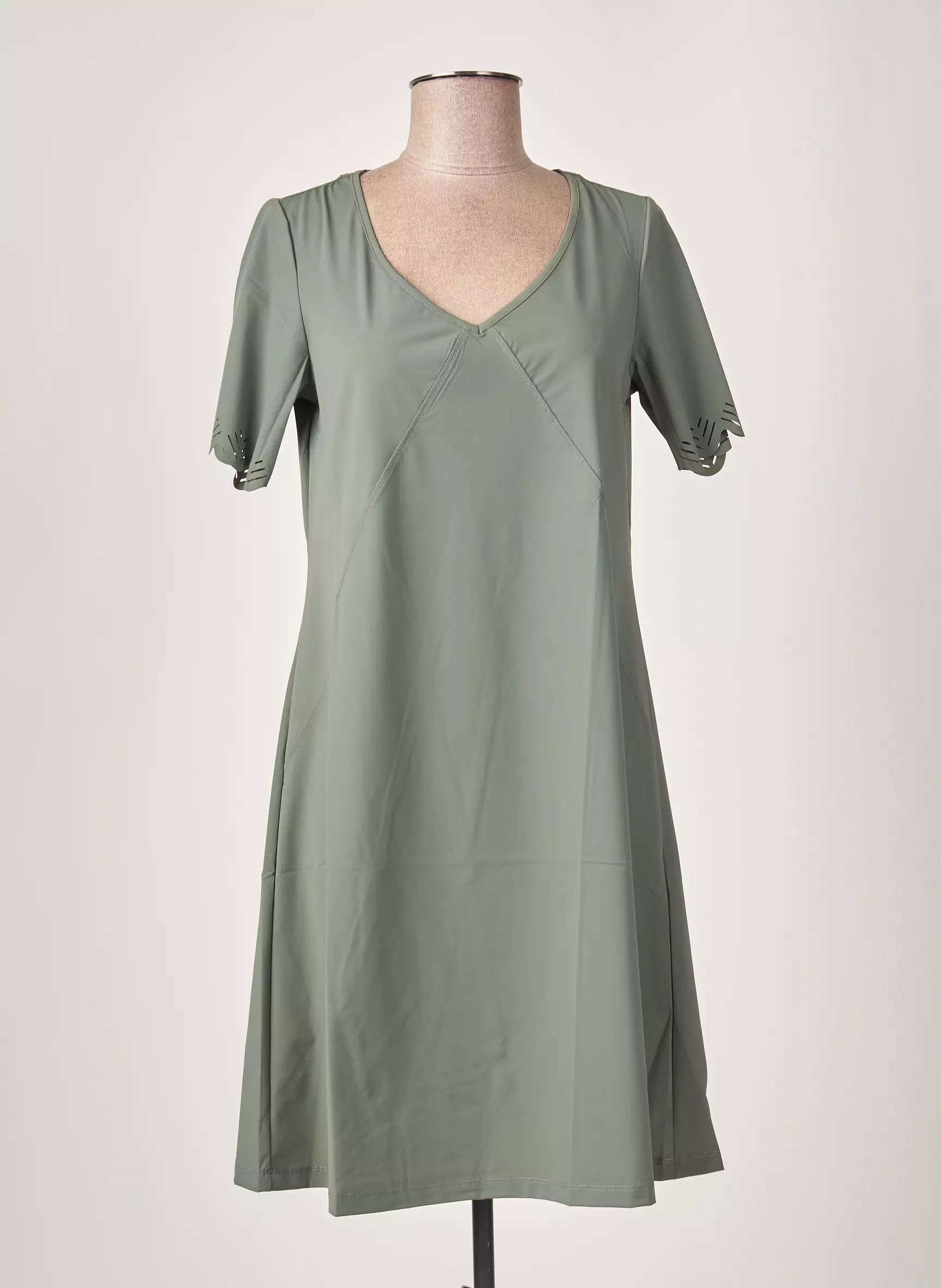 Maloka Robes Mi Longues Femme couleur vert