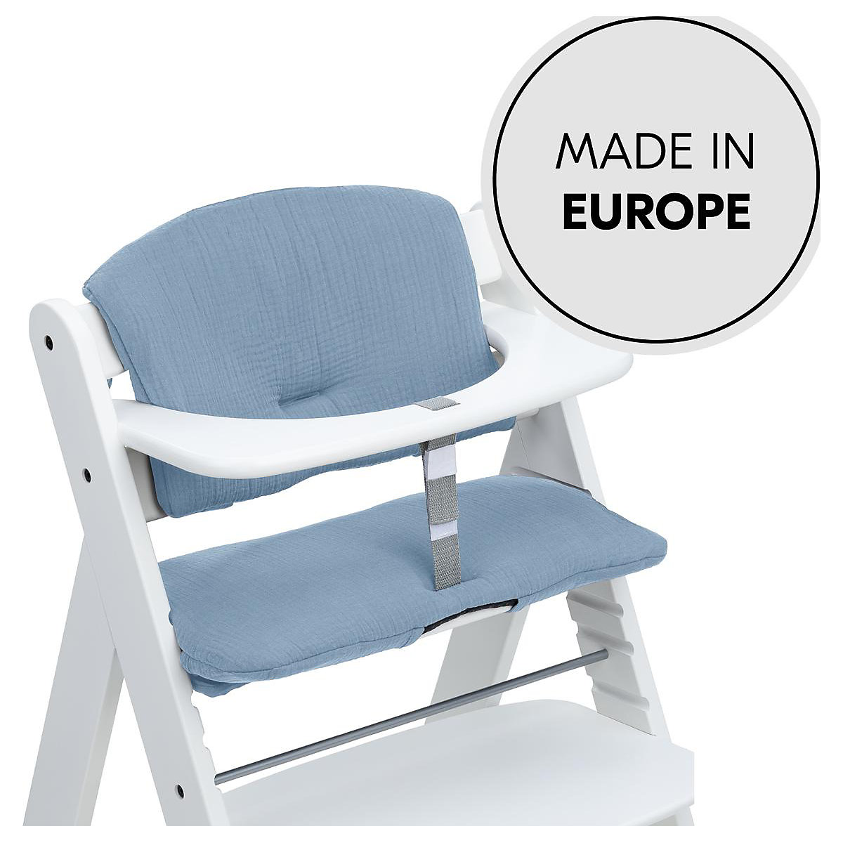 Hochstuhlauflage, Dusty Blue