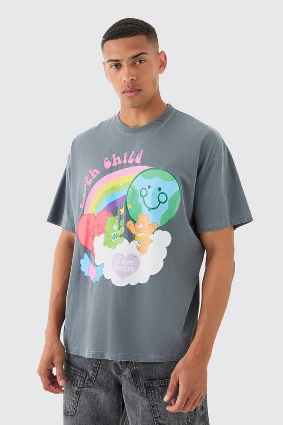 Oversize T-Shirt mit lizenziertem Care Bears Print