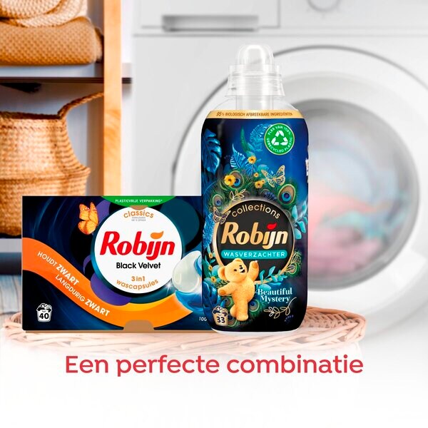 Robijn Black Velvet 3-In-1 Detergent Capsules 120 pieces