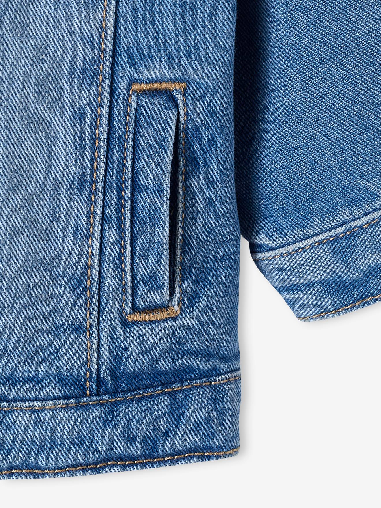Vertbaudet Baby Jeansjacke Oeko-Tex - blue stone