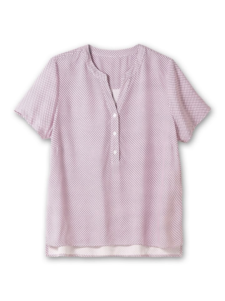 sheego Tunika in rosé gemustert günstig kaufen