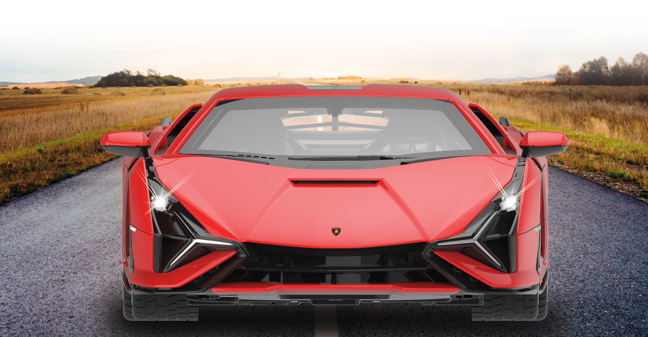 Jamara e.K. JAMARA Lamborghini Sián 1:14 rot 2,4GHz Tür manuell