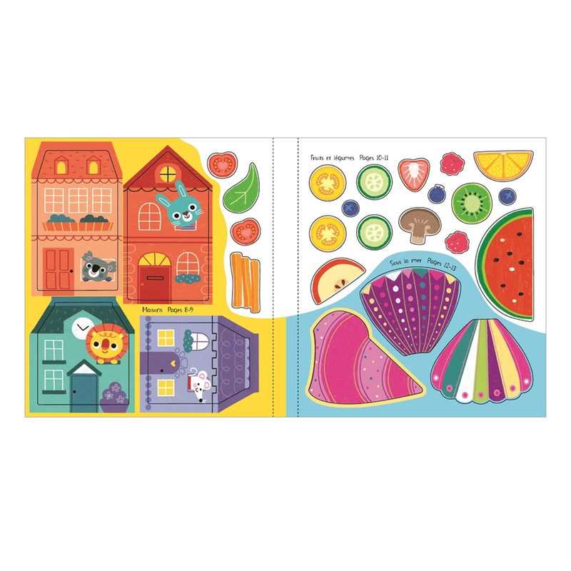 Livre Mon premier livre d'autocollants - Usborne