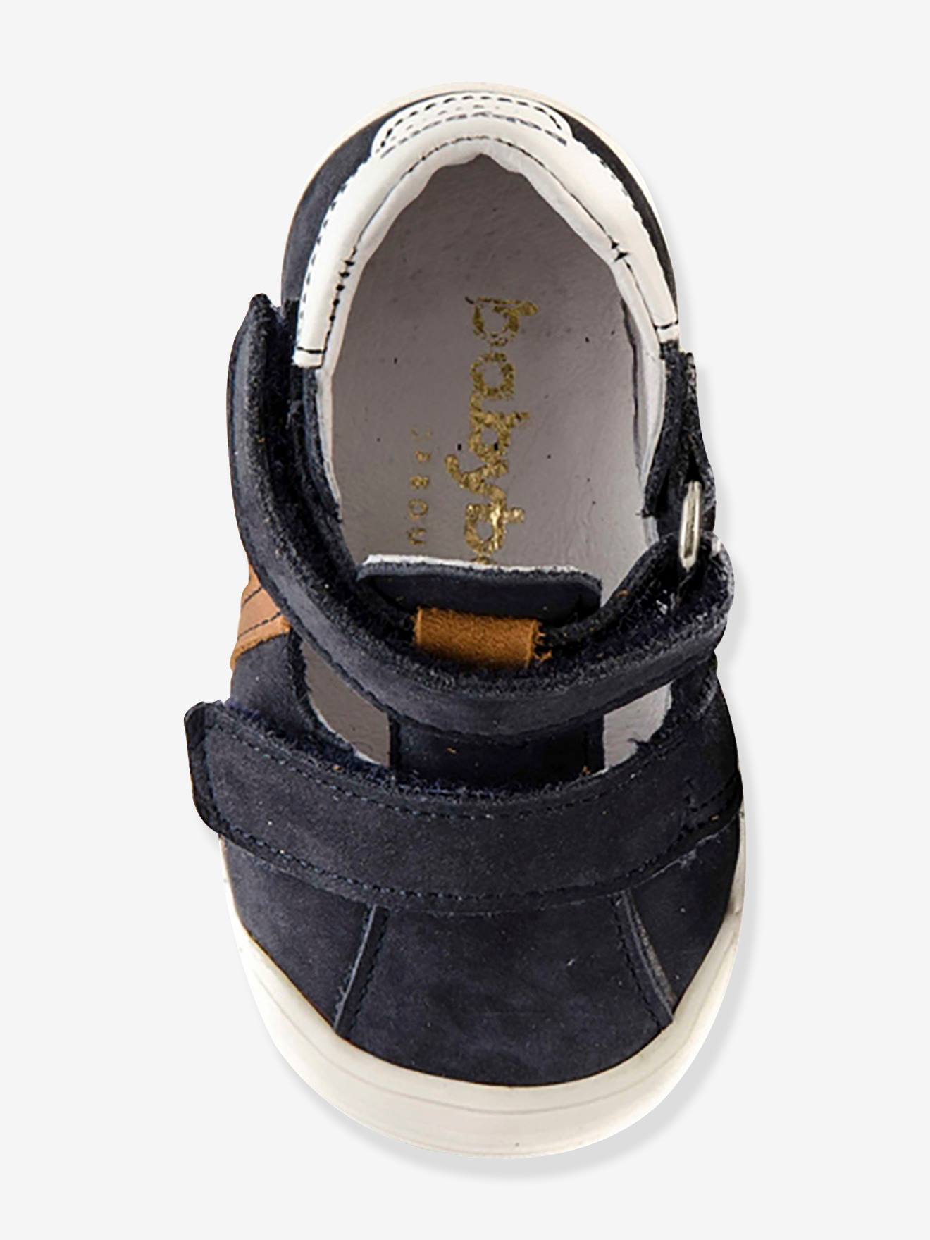 Sandales salomés cuir bébé garçon Poto Babybotte® marine
