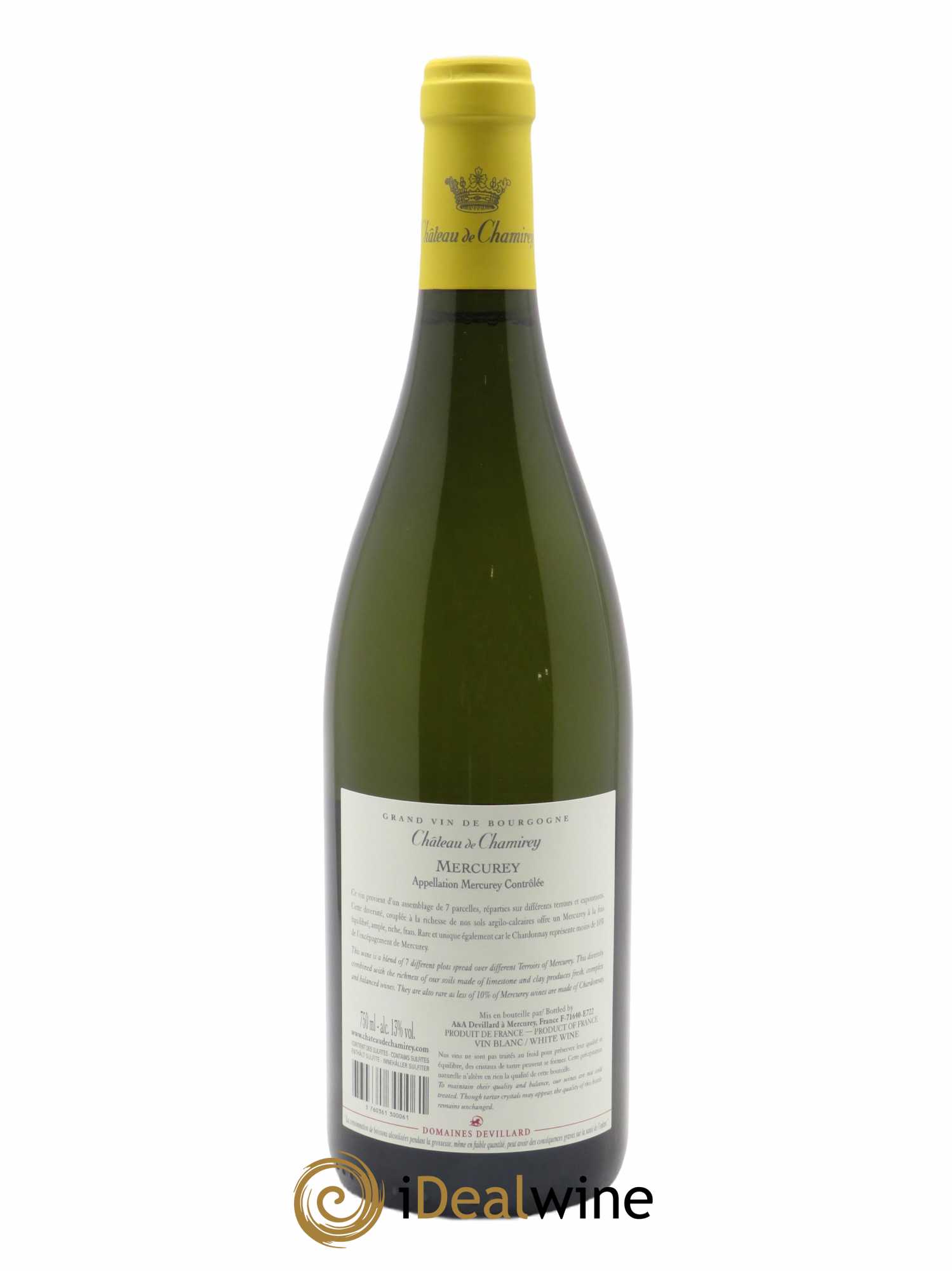 Mercurey Château de Chamirey  2020 - Lot de 1 Bouteille