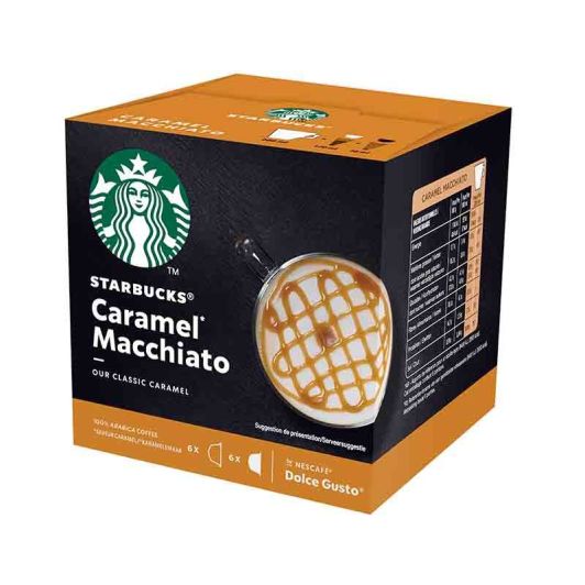 STARBUCKS® Kaffeekapseln von NESCAFÉ® Dolce Gusto® Caramel Macchiato x 12