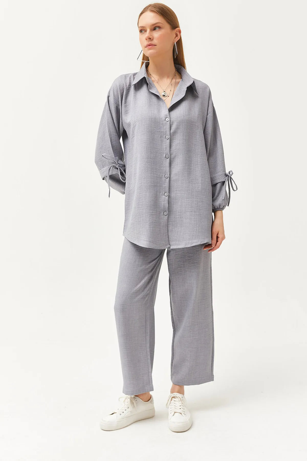 Olalook  Zweiteiler - Grau - Regular Fit