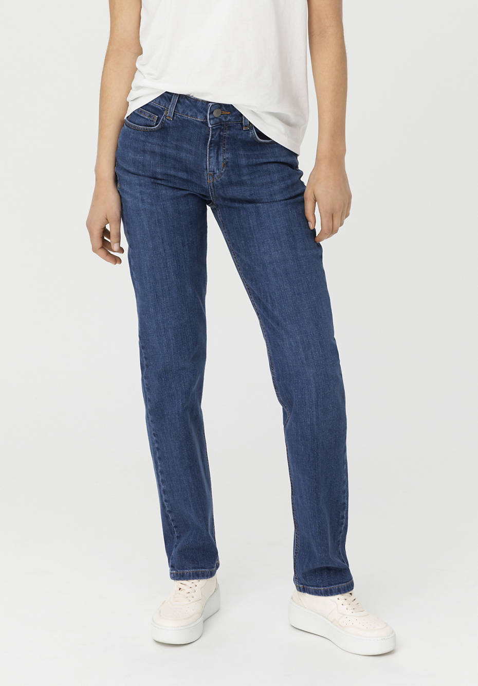 Jeans MARIE Mid Rise Straight aus Bio-Denim