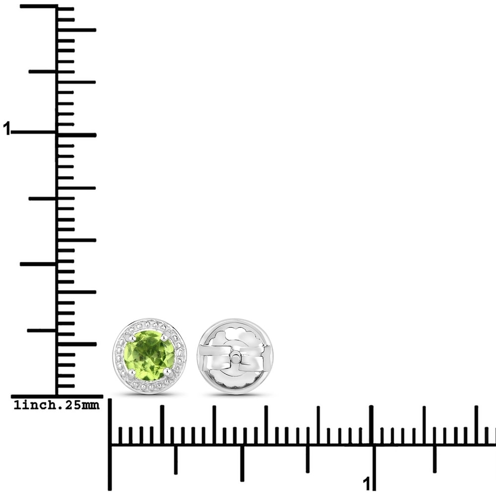 Rafaela Donata Boucles doreilles Argent sterling Vert en Argent Bijoux