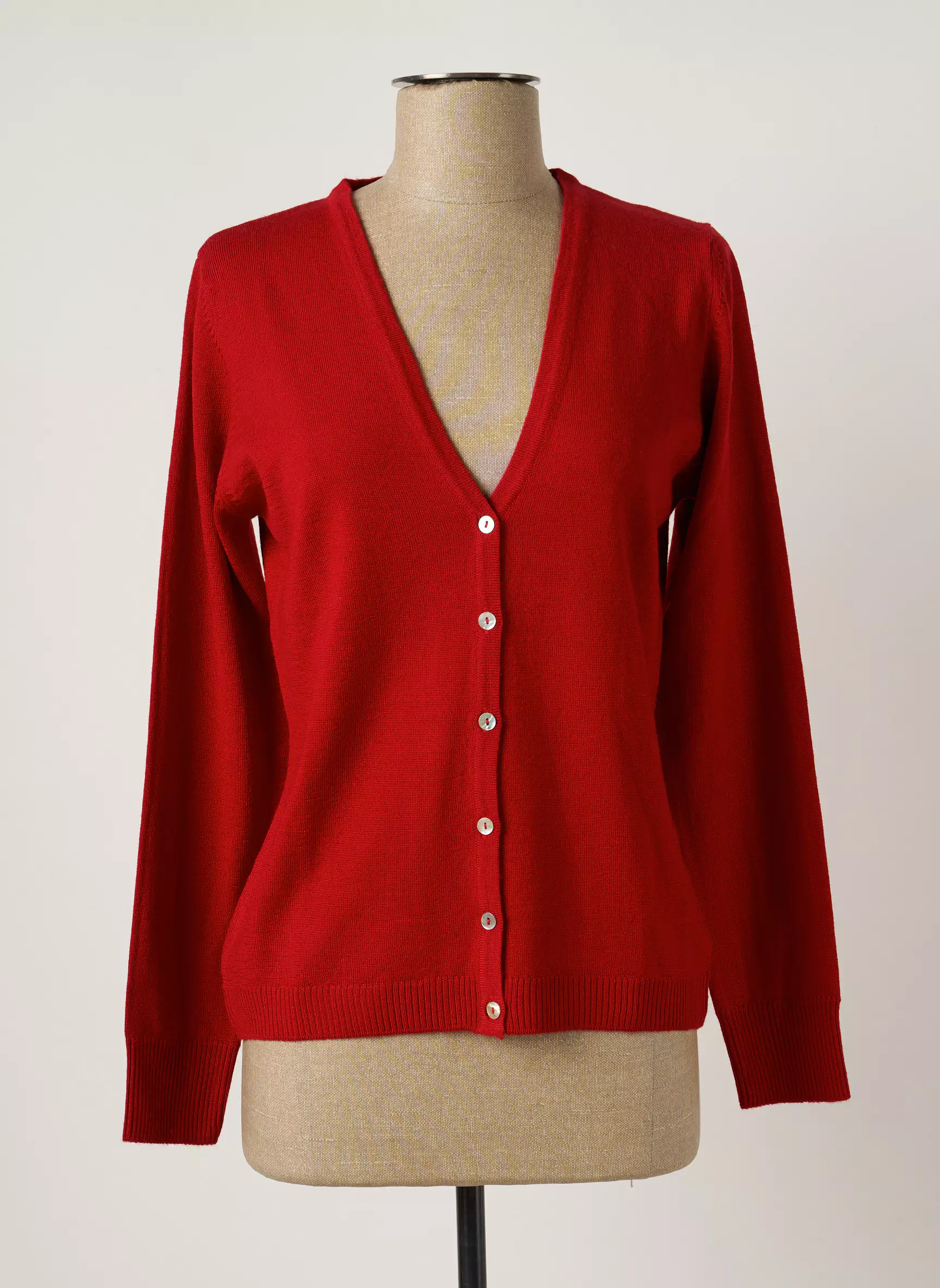 Jean Delfin Cardigans Femme couleur rouge