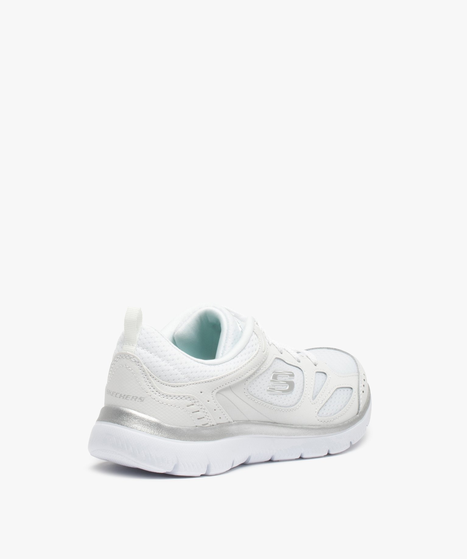 Baskets femme running multimatières – Skechers Summit blanc | GEMO