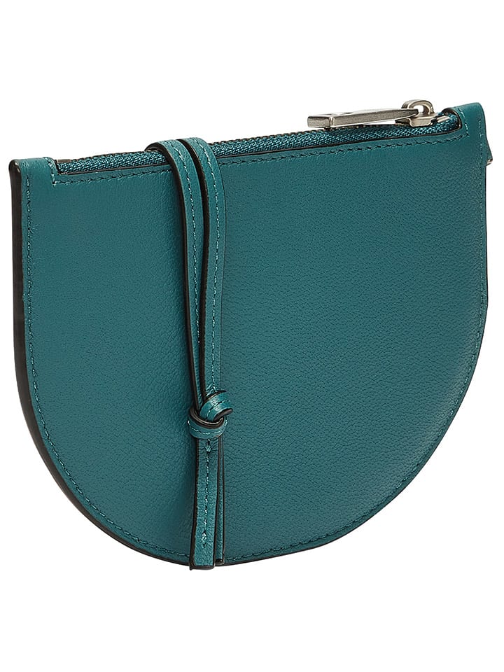LIEBESKIND BERLIN Leder-Umhängetasche in Petrol - (B)14 x (H)10 x (T)1 cm günstig kaufen onesize
