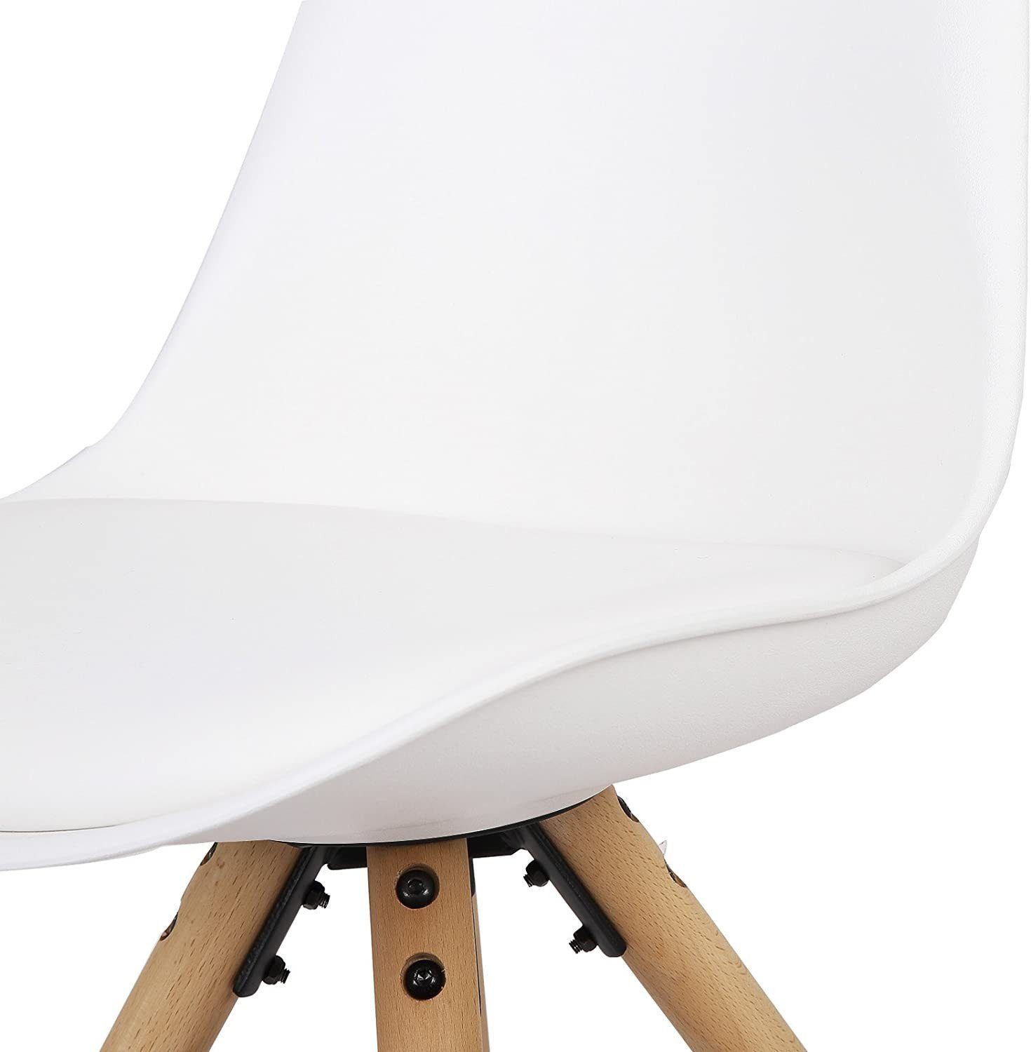 Woltu Esszimmerstuhl (Set, 6 St), mit Sitzfläche aus Kunstleder Design Stuhl