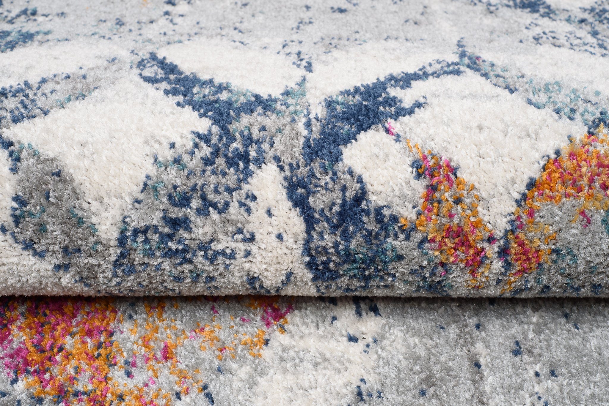Läufer Läufer Flurläufer Modern Abstraktes Teppichläufer 80 cm Breit, Mazovia, 80 x 100 cm, Kurzflor, Meterware, Höhe 9 mm, Kurzflor - niedrige Florhöhe