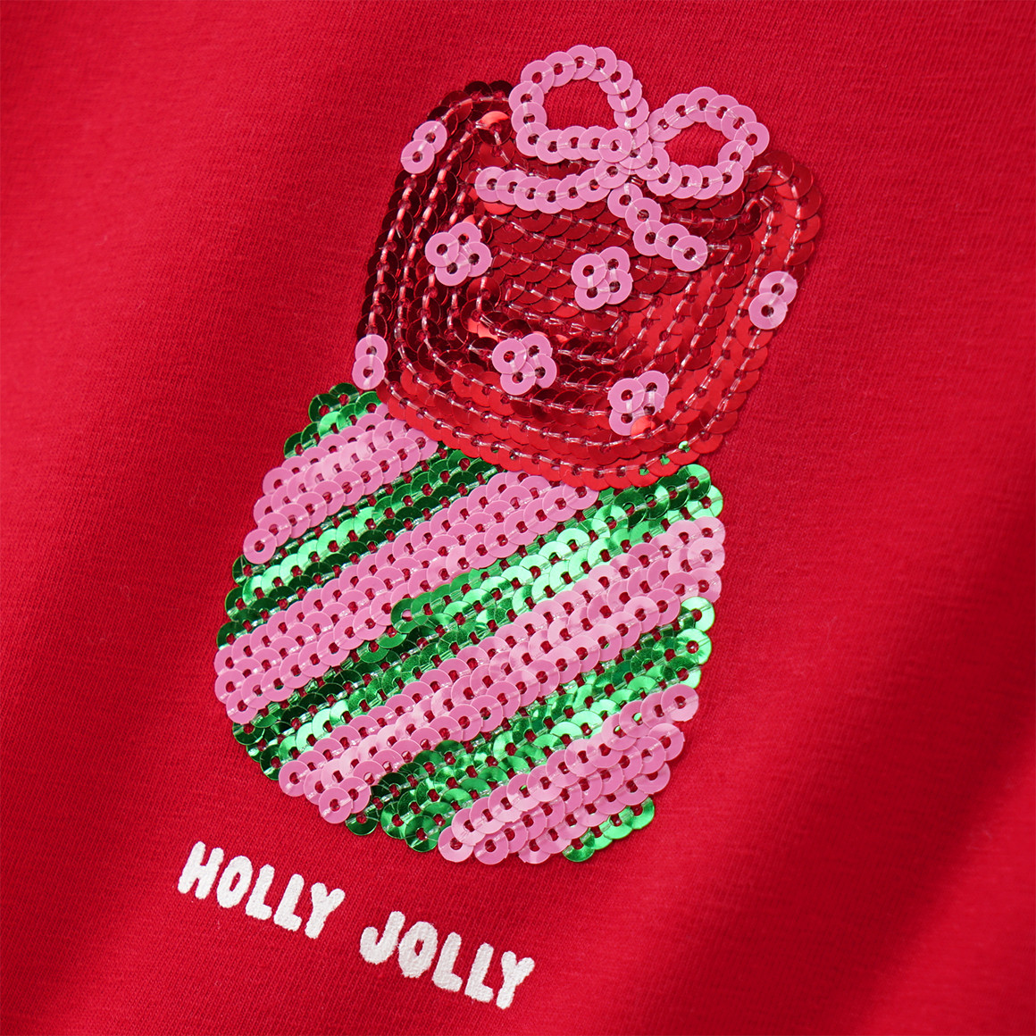 Baby Weihnachtsshirt und Leggings im Set rot / rosa