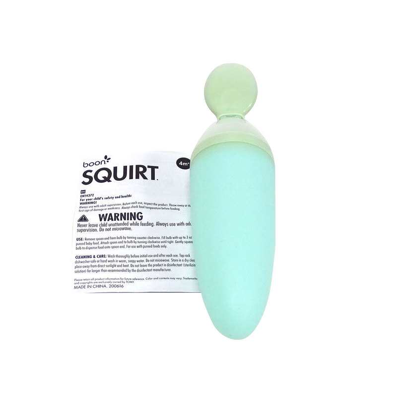 Cuillère distributrice d'aliment Squirt menthe Boon