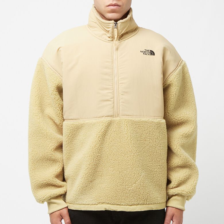 The North Face Platte High Pile Fleece 1/4 Zip khaki stone